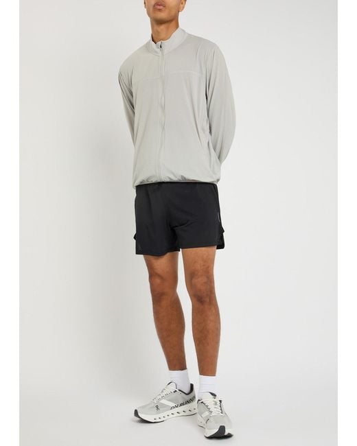 Condition Black Aero Perforated Stretch-Jersey Shorts for men