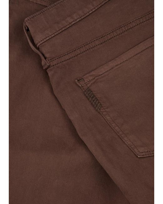 PAIGE Brown Federal Slim Straight-leg Jeans for men