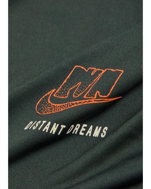Nike Green Distant Dreams Jersey Running T-Shirt for men