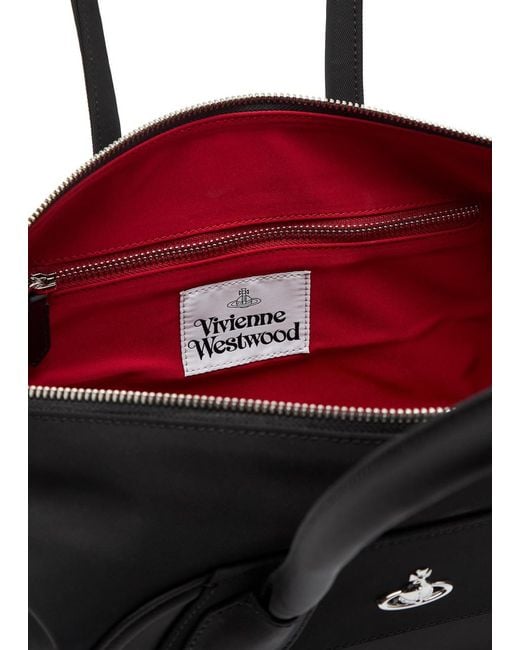 Vivienne Westwood Black Shirley Small Nylon Holdall Bag