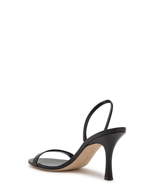 The Row Metallic Ella 85 Leather Slingback Sandals