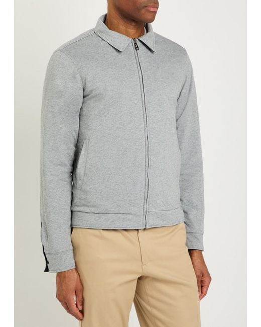 Aurélien Blue Quilted Reversible Shell Jacket for men