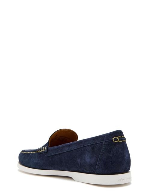 Polo Ralph Lauren Blue Merton Suede Loafers for men