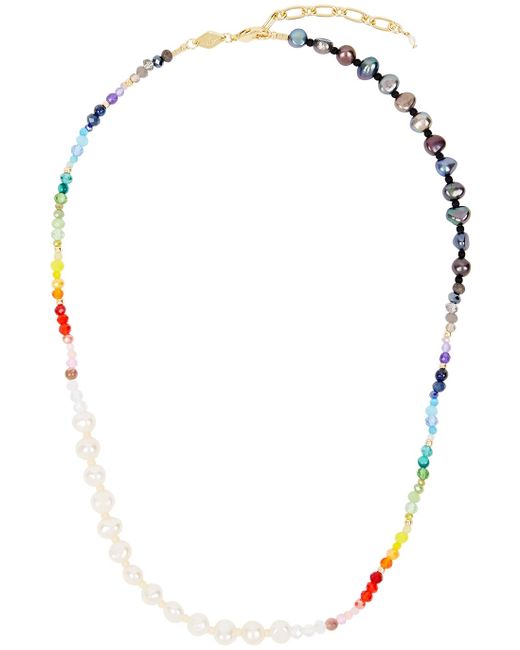 Anni Lu Iris Pearl Beaded Necklace - Lyst