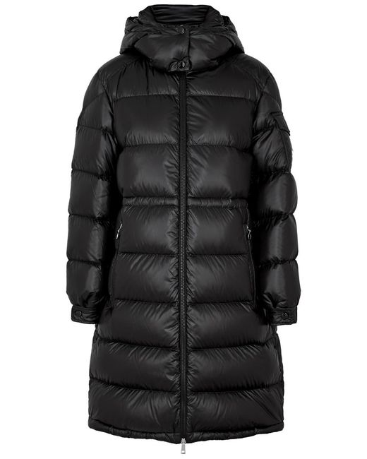 Moncler Black Meillon Quilted Shell Parka