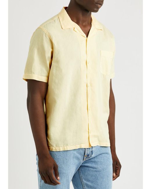COLORFUL STANDARD Yellow Cotton-Blend Shirt for men