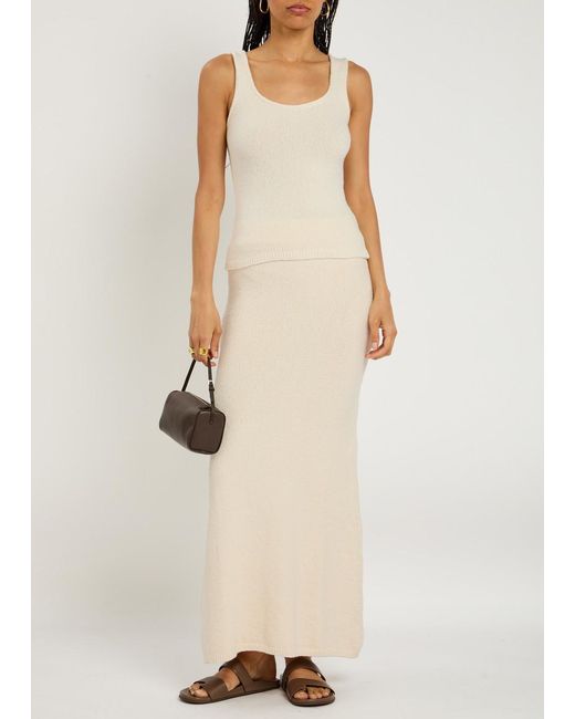 Almada Label Natural Riri Knitted Bouclé Tank