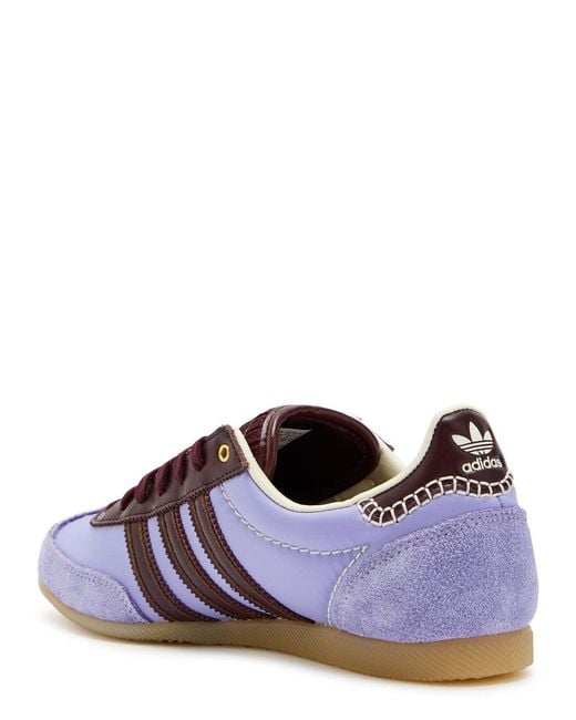 Wales Bonner Purple Adidas X Japan Panelled Nylon Sneakers