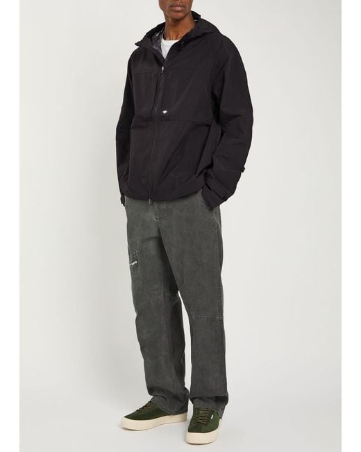 Represent Black 274 Hooded Shell Jacket for men