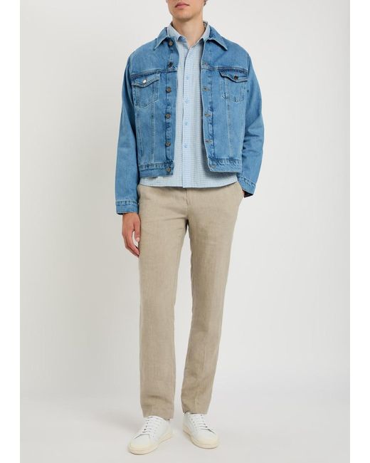 Percival Blue Western Denim Jacket for men