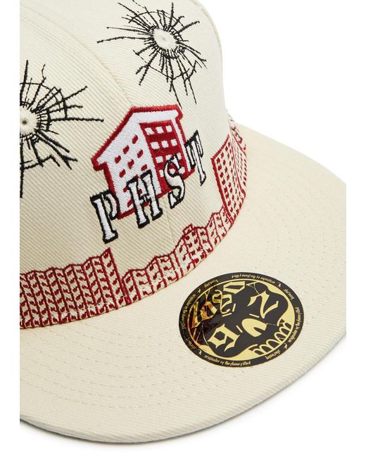 LOSO NYC Natural X Phst Embroidered Twill Cap for men