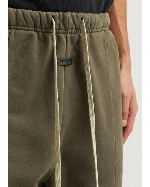 Fear Of God Green Forum Logo Cotton Sweatpants for men