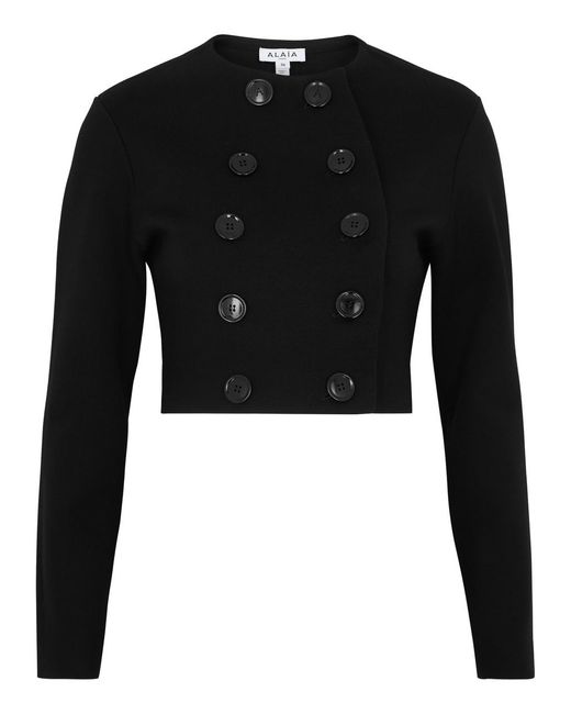 Cashmere Blend Peplum Cardigan | Black main image 0