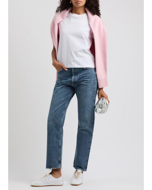 Agolde Blue 90S Pinch Waist Straight-Leg Jeans
