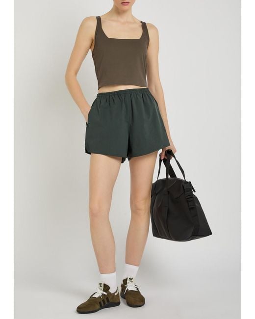 Spense Gray Steffi Shell Shorts