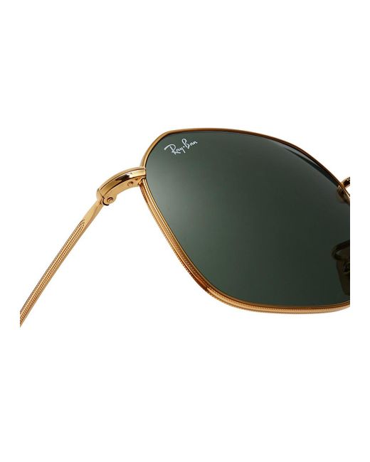 Ray-Ban Green Hexagonal-frame Sunglasses
