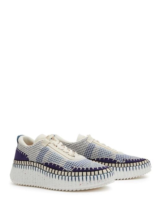 Chloé White Nama Sneaker