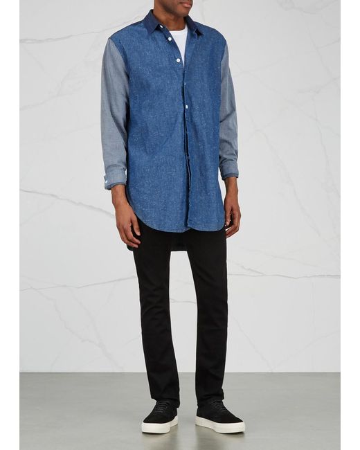 Citizens of Humanity Black Bowery Slim-Leg Jeans for men