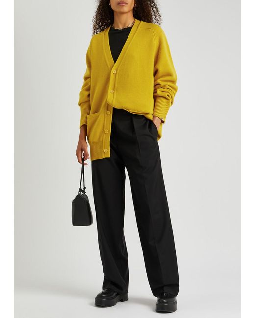 Extreme Cashmere Yellow N°244 Papilli Cashmere Cardigan