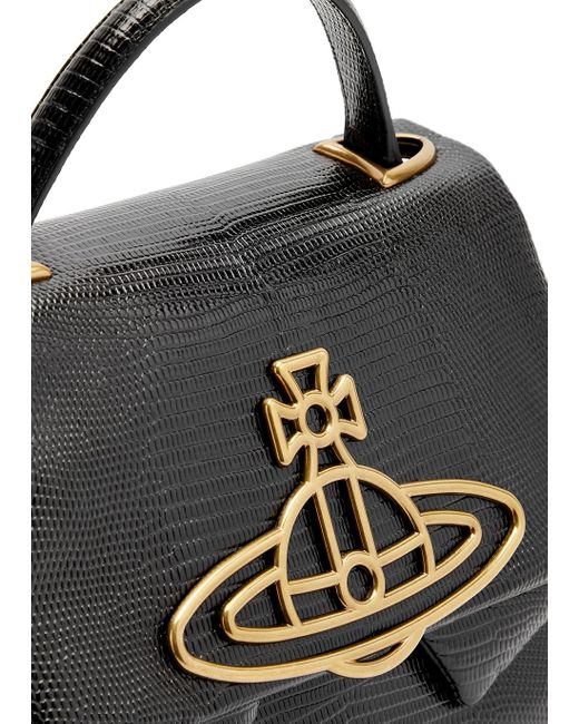 Vivienne Westwood Sibyl Leather Shoulder Bag in Black | Lyst