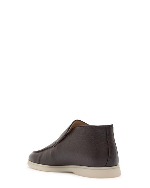 Aurélien Brown City Grained Leather Loafers for men