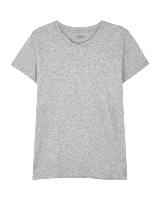 Vince Gray Essential Pima Cotton T-Shirt