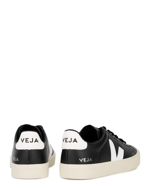 Veja Campo Leather Sneakers in Black Lyst UK