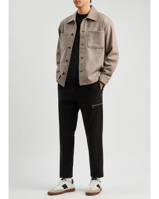 FRAME Brown Wool-blend Overshirt for men