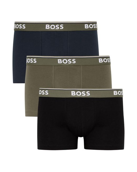 Boss Black Power Stretch-Cotton Trunks for men