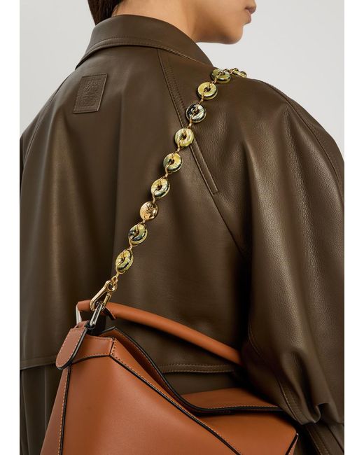 Loewe White Donut Chain Bag Strap