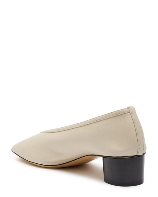 Le Monde Beryl Natural Luna 40 Leather Pumps
