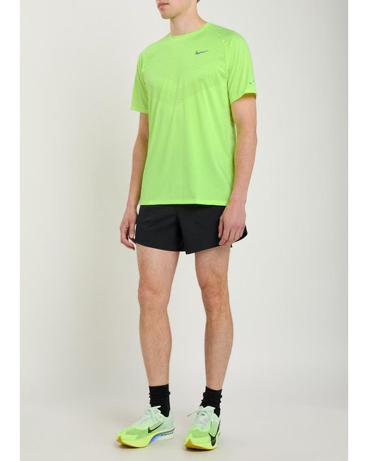 Nike Green Dri-Fit Adv Jersey Running T-Shirt for men