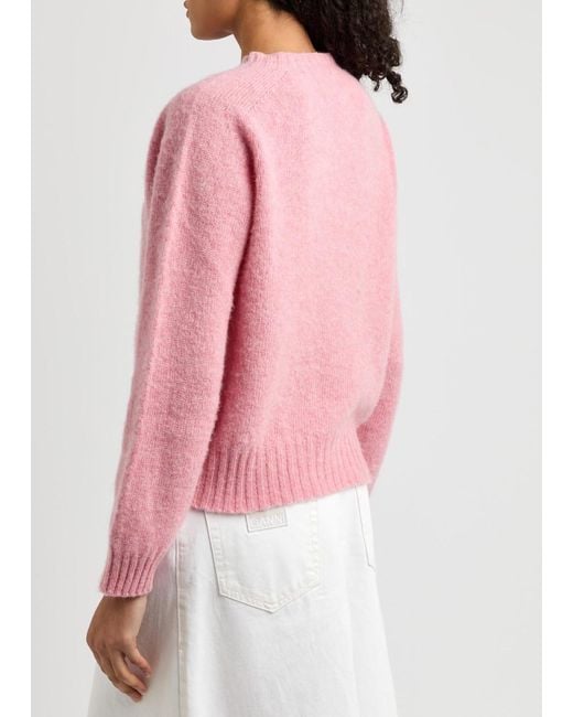 YMC Pink Jets Wool Jumper