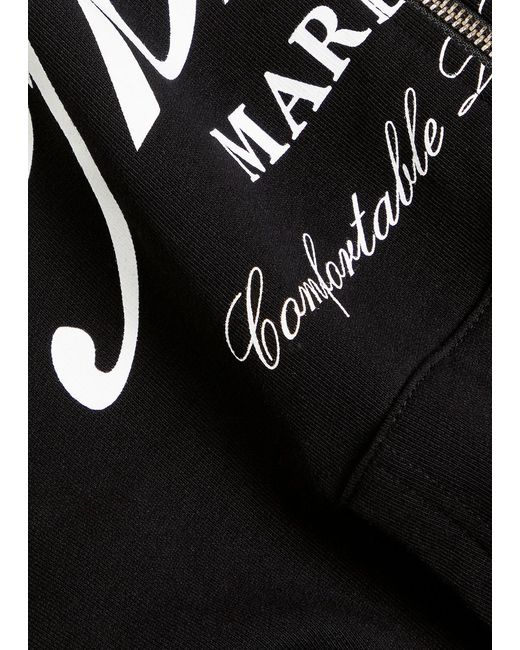 Homies Marbella Black Essentials Hooded Cotton Sweatshirt for men