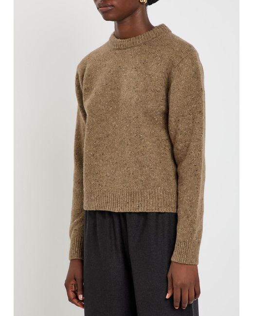 Rohe Natural Mouliné-Knit Wool-Blend Jumper