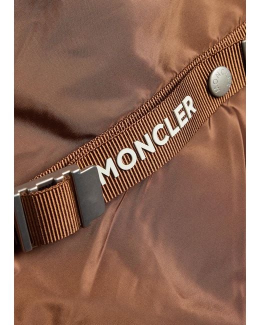 Moncler Brown Remoray Hooded Nylon Jacket for men