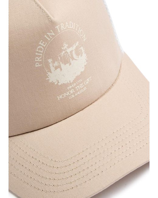 Honor The Gift Natural Tradition Printed Canvas Trucker Cap for men