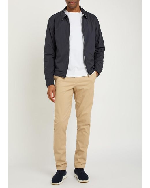 Aurélien Blue Quilted Reversible Shell Jacket for men
