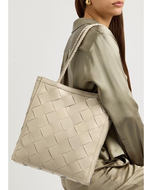 Bembien Le Tote Grande Woven Leather Tote in Natural Lyst UK