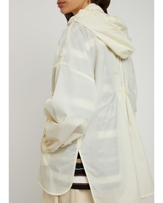 Moncler White Hooded Shell Shirt