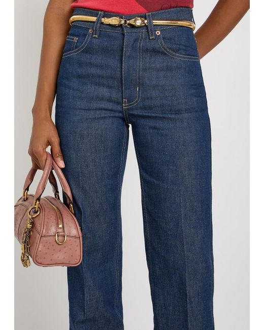 Chloé Blue Straight-Leg Jeans