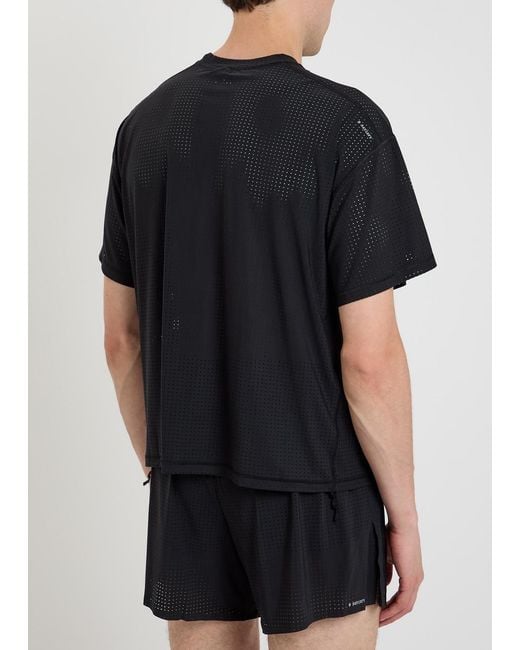Satisfy Black Space-O Camouflage Stretch-Jersey T-Shirt for men