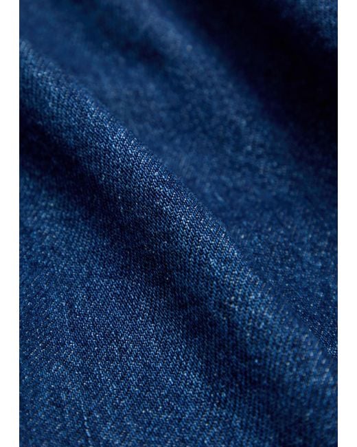 Percival Blue Relaxed Straight-Leg Jeans for men