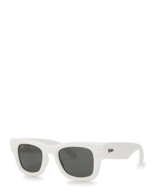 Ray-Ban White X A$Ap Rocky Puffer Wayfarer Sunglasses for men