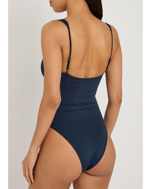 Away That Day Blue Cannes Swimsuit