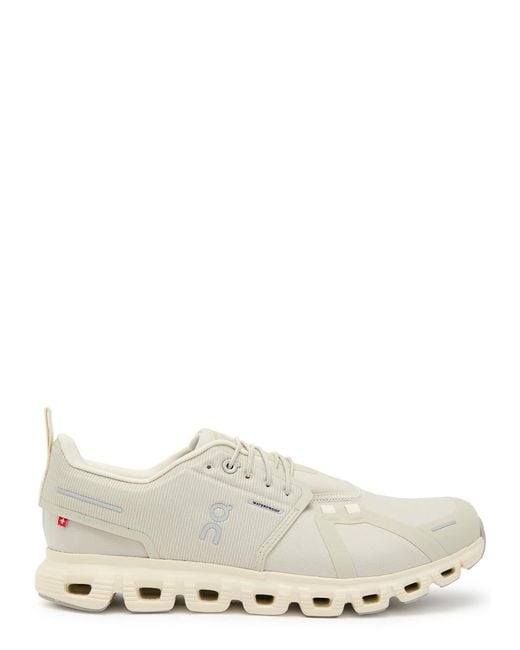 On Shoes White Cloud 6 Waterproof Mesh Sneakers for men
