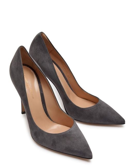 Gianvito Rossi Brown Gianvito 105 Suede Pumps