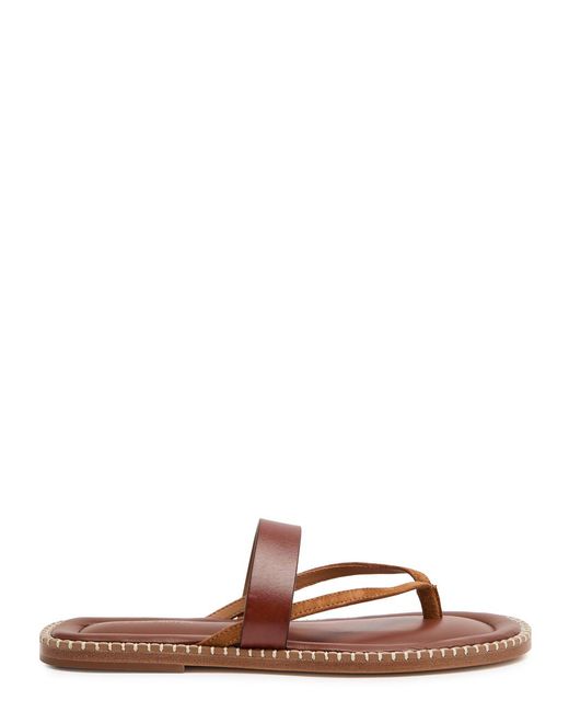 Dries Van Noten Brown Suede And Leather Sandals for men