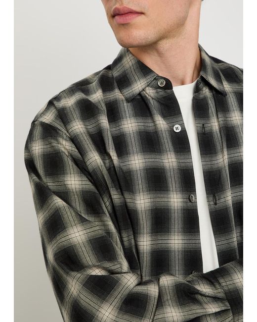 Ssstein Multicolor Checked Woven Shirt for men