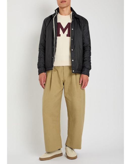 Moncler Black Meridelle Layered Padded Shell Jacket for men